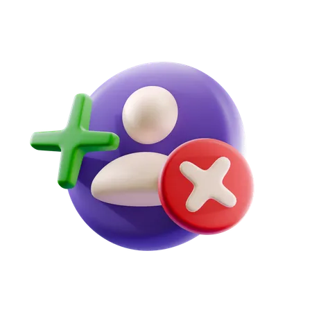 アカウント障害  3D Icon