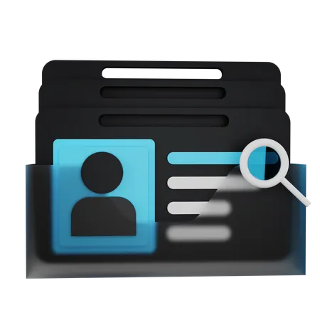 Account Information  3D Icon