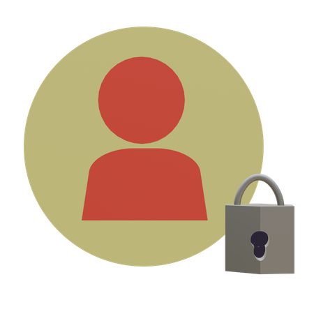 Account Locked  3D Icon