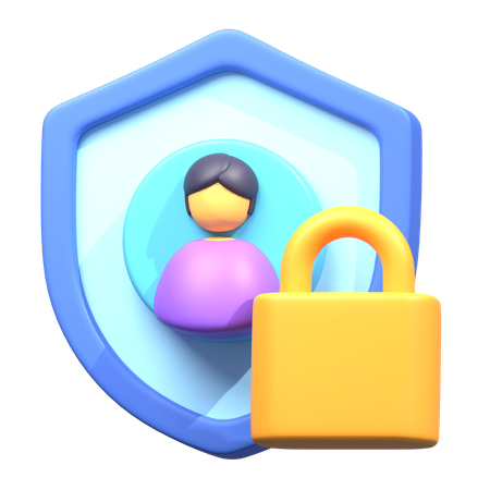 Account Protection  3D Icon