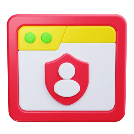 Account Protection  3D Icon