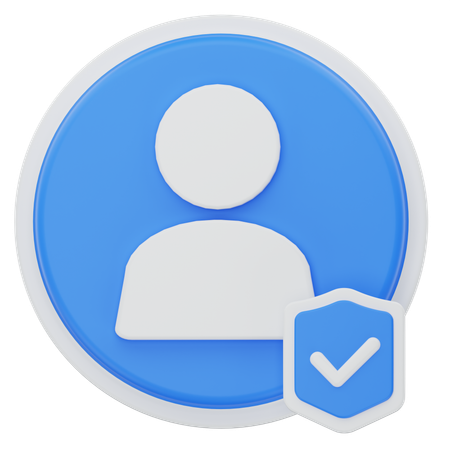 Account Shield  3D Icon