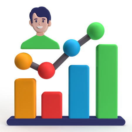 Account Statistics  3D Icon