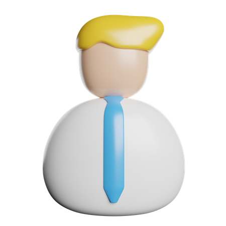 会計士  3D Icon