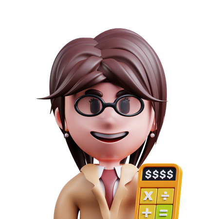 Accountant  3D Icon