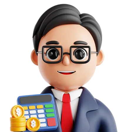 Accountant  3D Icon