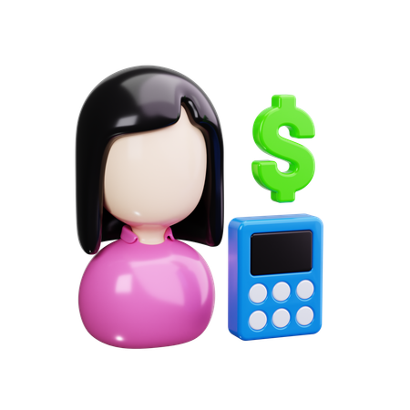 Accountant  3D Icon