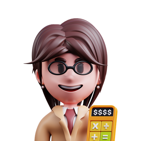 Accountant  3D Icon