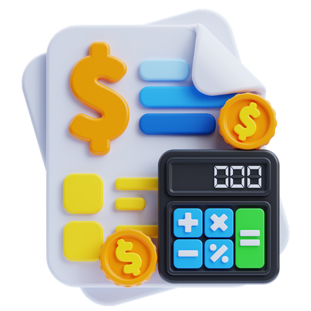 Accounting  3D Icon
