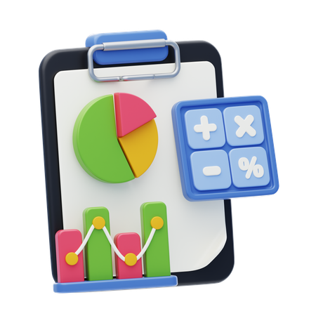 Accounting  3D Icon