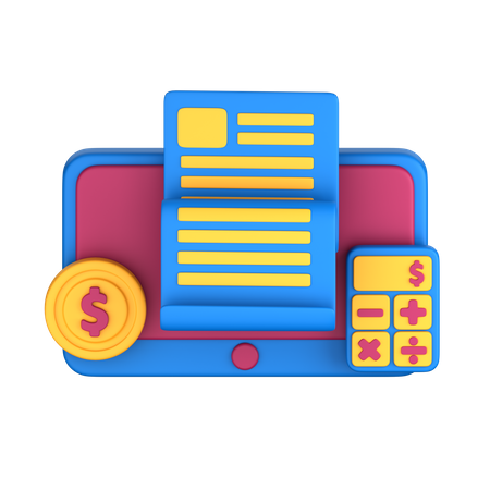 Accounting  3D Icon