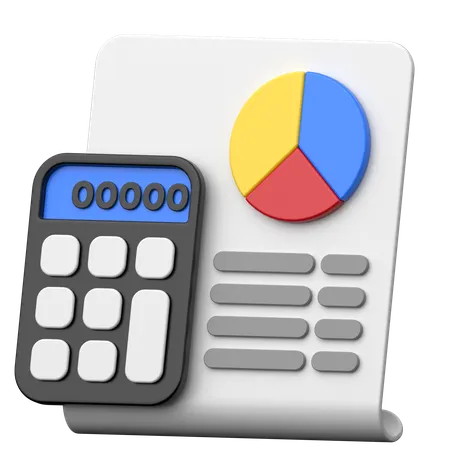 Accounting  3D Icon