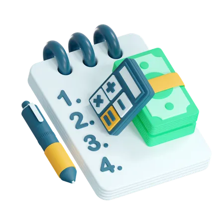 Accounting  3D Icon