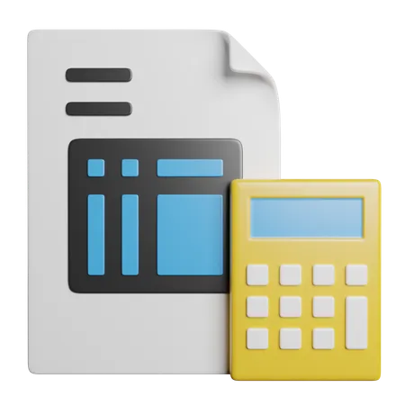 Accounting  3D Icon