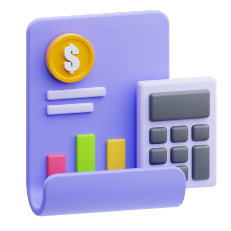 Accounting  3D Icon