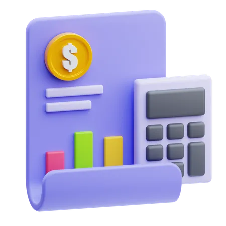 Accounting  3D Icon