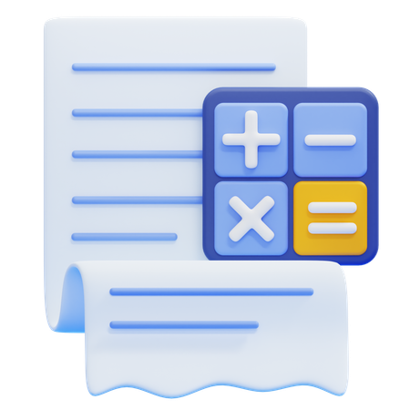 Accounting  3D Icon