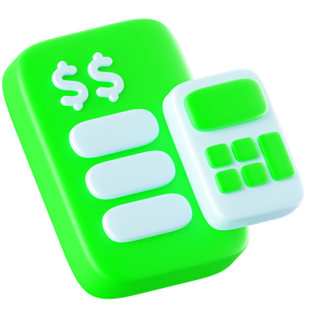 Accounting  3D Icon