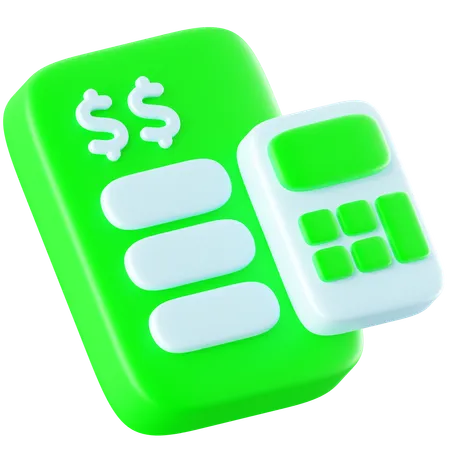 Accounting  3D Icon