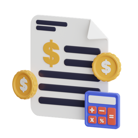 Accounting  3D Icon