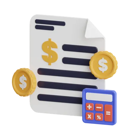 Accounting  3D Icon