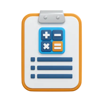 Accounting  3D Icon