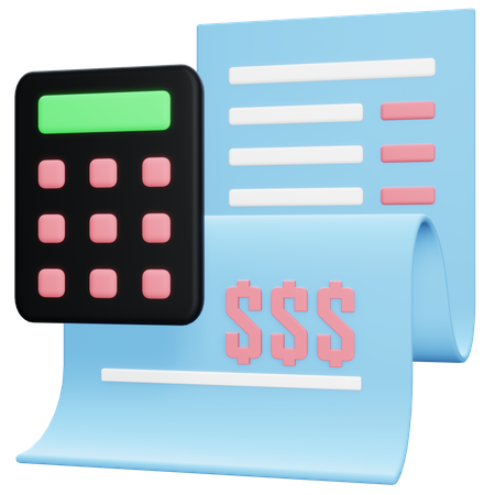 Accounting  3D Icon