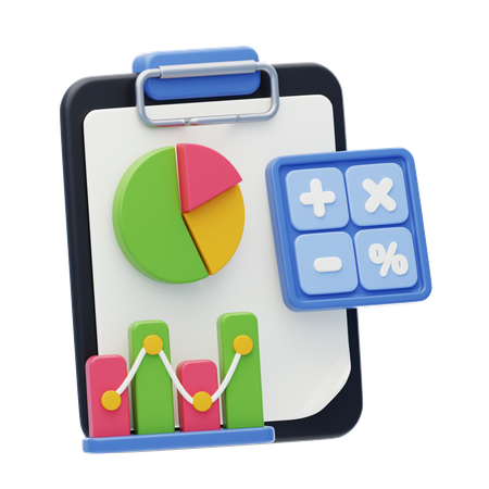 Accounting  3D Icon