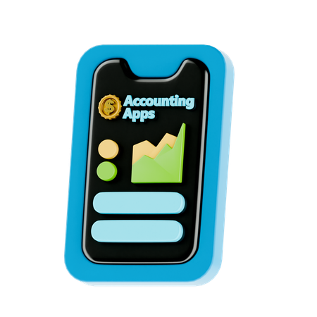 Accounting App  3D Icon