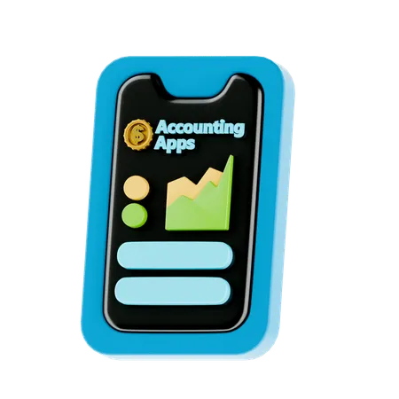 Accounting App  3D Icon