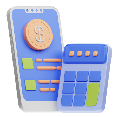 Accounting Application  3D Icon