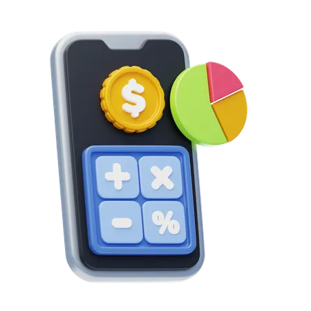 Accounting Application  3D Icon