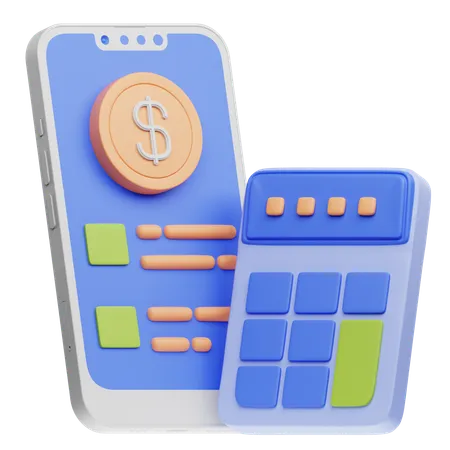 Accounting Application  3D Icon