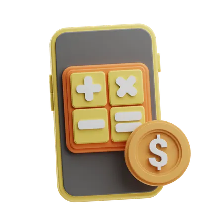 Accounting Application  3D Icon