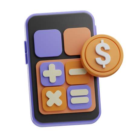 Accounting Application  3D Icon