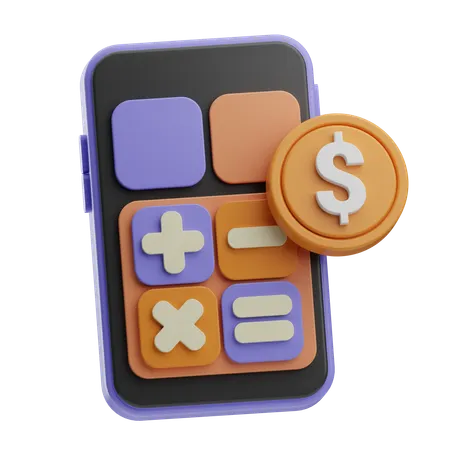 Accounting Application  3D Icon