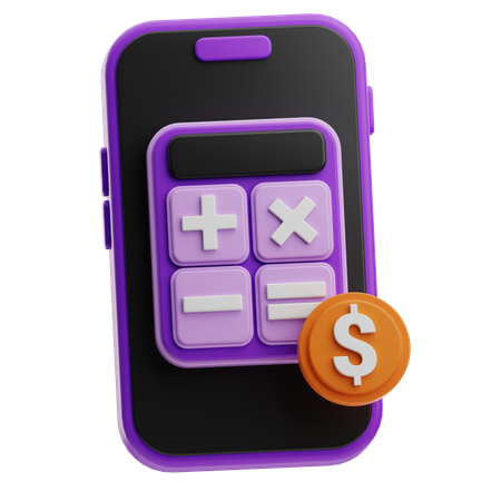 Accounting Application  3D Icon