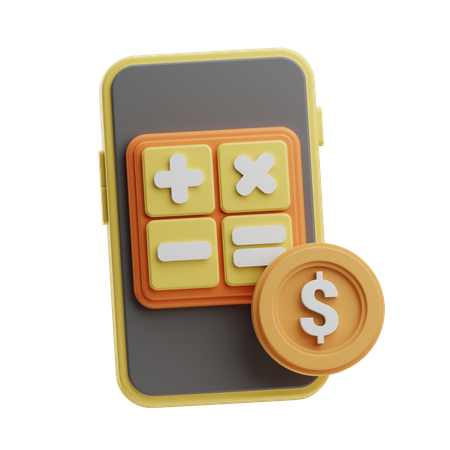 Accounting Application  3D Icon