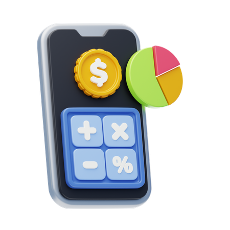 Accounting Application  3D Icon
