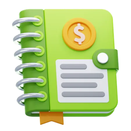 ACCOUNTING BOOK  3D Icon