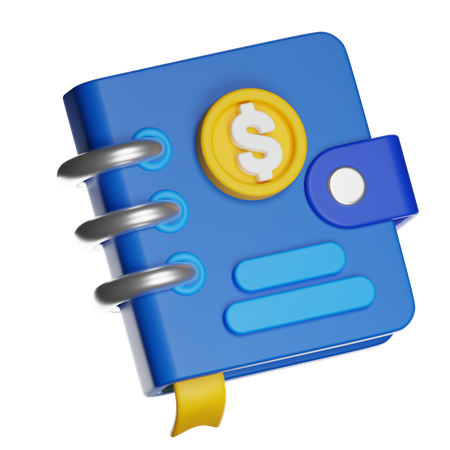 ACCOUNTING BOOK  3D Icon