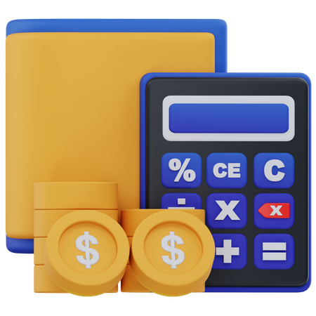 Accounting Book  3D Icon