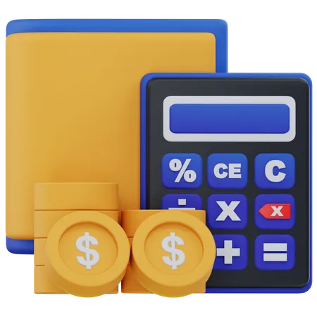 Accounting Book  3D Icon