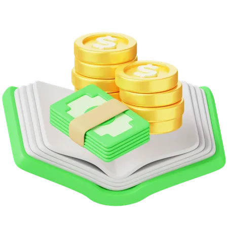 Accounting Book  3D Icon