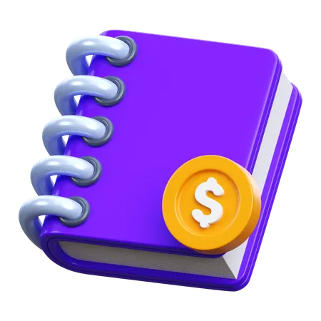 Accounting Book  3D Icon