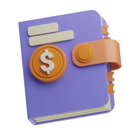Accounting Book  3D Icon
