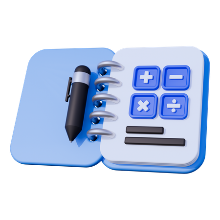 Accounting Book  3D Icon