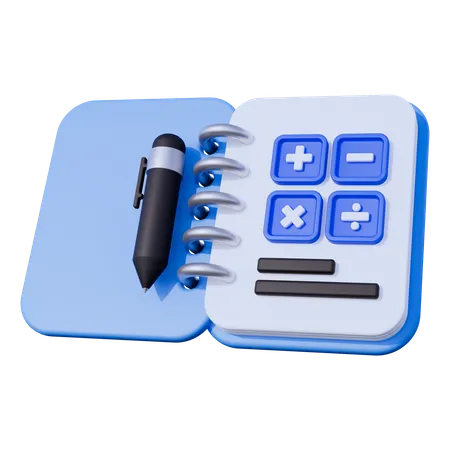 Accounting Book  3D Icon