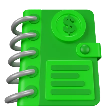 Accounting Book  3D Icon