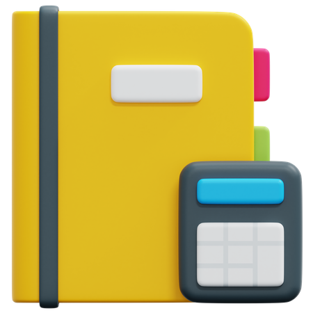Accounting Book  3D Icon